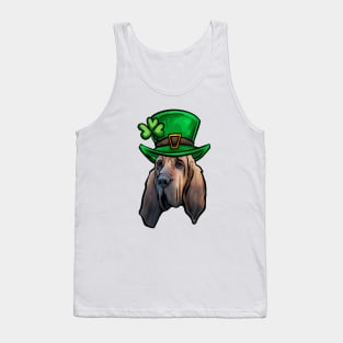 St Patricks Day Bloodhound Tank Top